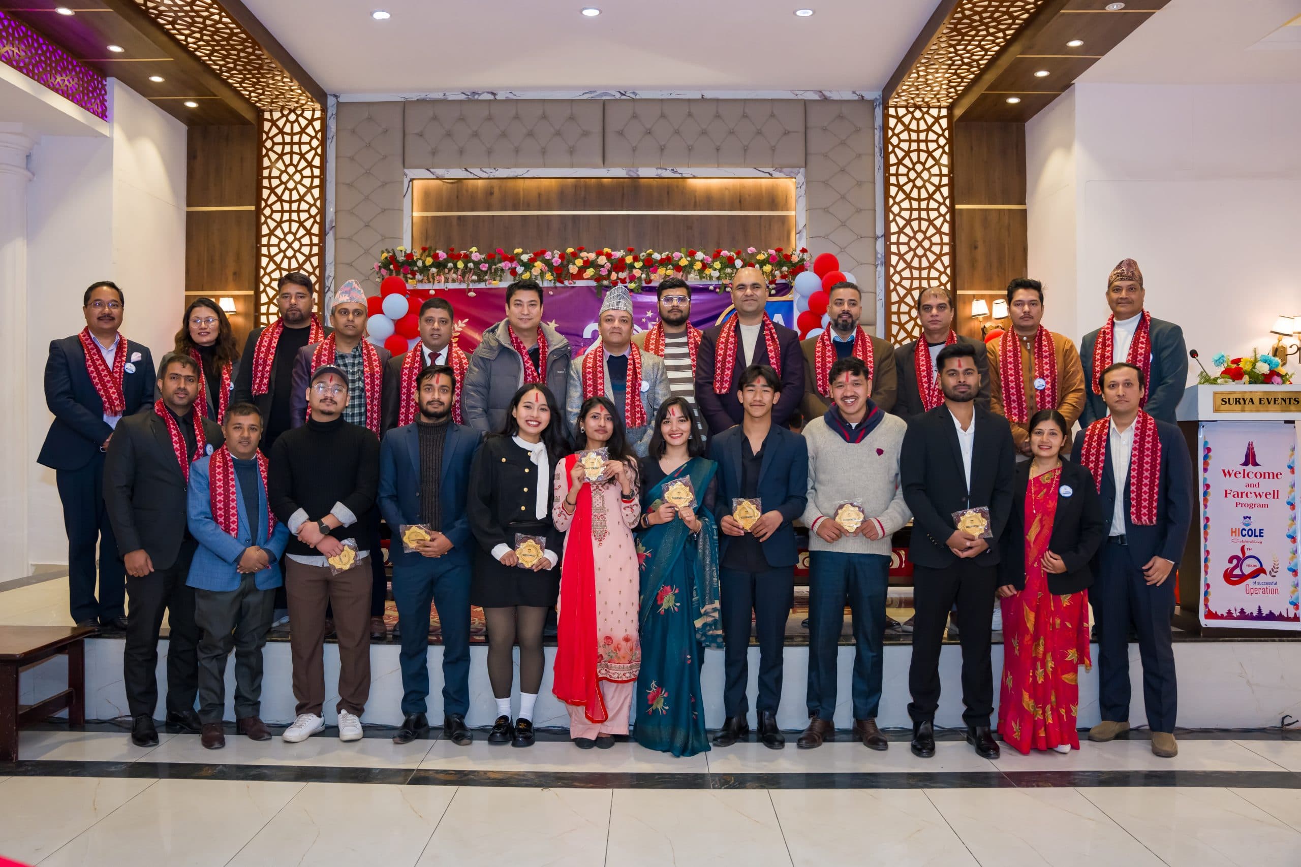 HICOLE welcome and farewell program